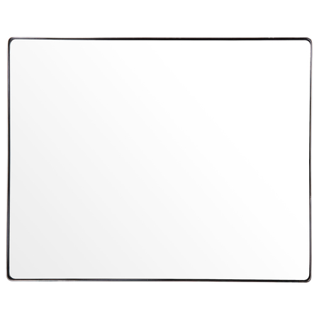 VARALUZ Kye 30X24 Rounded Rectangular Wall Mirror - Polished Nickel 407A02PN